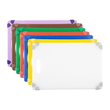 Picture of Hygiplas Commercial Grip Chopping Board Set 458x306x12mm (7 Pack)