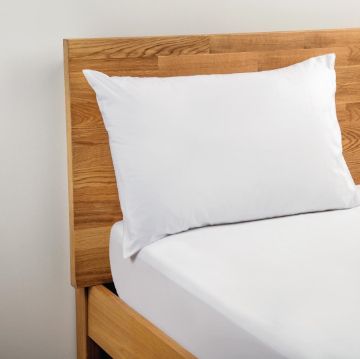 Picture of Mitre Comfort Percale Housewife Pillowcase White