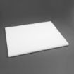 Picture of Hygiplas Thick Low Density White Chopping Board Large 600x450x20mm