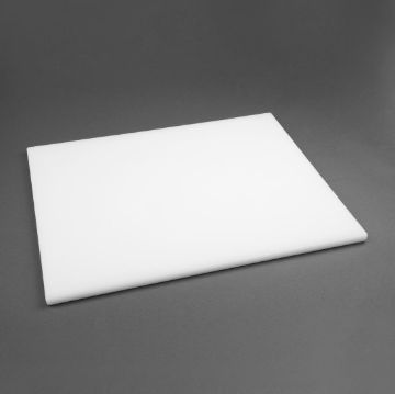 Picture of Hygiplas Thick Low Density White Chopping Board Large 600x450x20mm