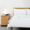 Picture of Mitre Essentials Spectrum Duvet Cover White Super King