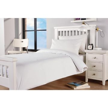 Picture of Mitre Essentials Spectrum Duvet Cover White Single