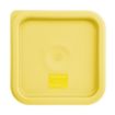 Picture of Hygiplas Square Food Storage Container Lid Yellow Small