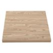 Picture of Bolero Pre-drilled Square Tabletop Antique Natural 700mm