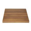 Picture of Bolero Pre-drilled Square Tabletop Rustic Oak 700mm - GR330