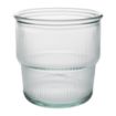 Picture of Olympia Recycled Glass Ribbed Stackable Tumblers 300ml (6 pack)
