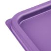 Picture of Hygiplas Square Food Storage Container Lid Purple Medium