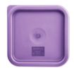 Picture of Hygiplas Square Food Storage Container Lid Purple Small