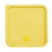 Picture of Hygiplas Square Food Storage Container Lid Yellow Large