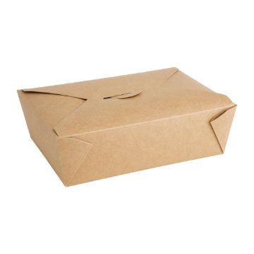 Picture of Fiesta Compostable Paperboard Food Cartons 1800ml / 63oz (200 Pack)