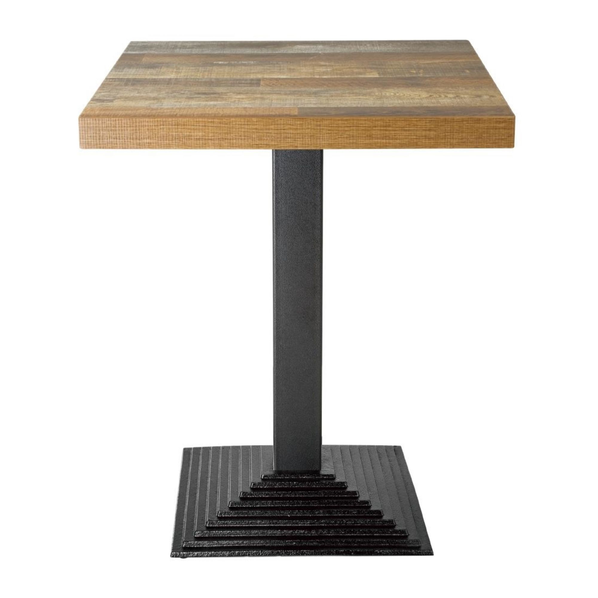 Picture of Bolero Pre-Drilled Square Table Top Urban Dark 700mm