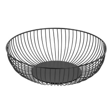 Picture of Olympia Wire Food Display Bowl Round Black 285x85mm
