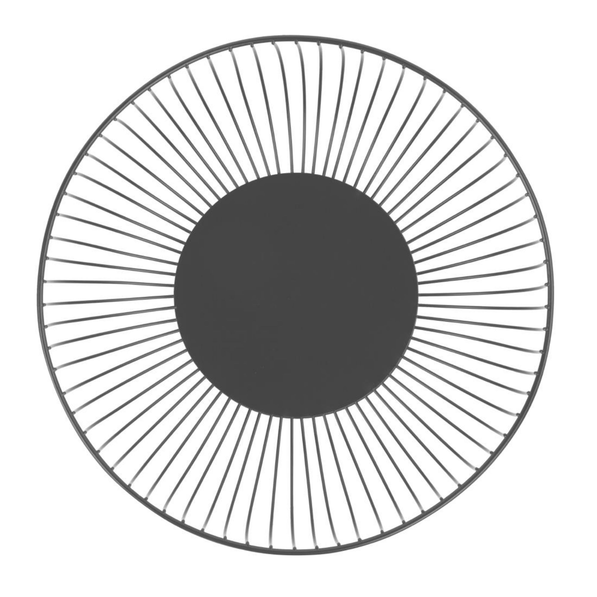 Picture of Olympia Wire Food Display Bowl Round Black 285x85mm