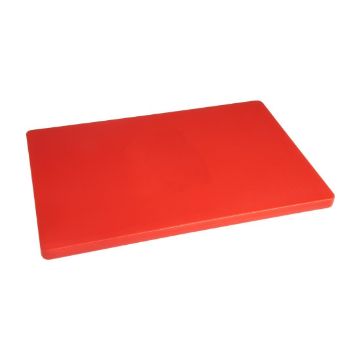 Picture of Hygiplas Thick Low Density Red Chopping Board 450x300x20mm