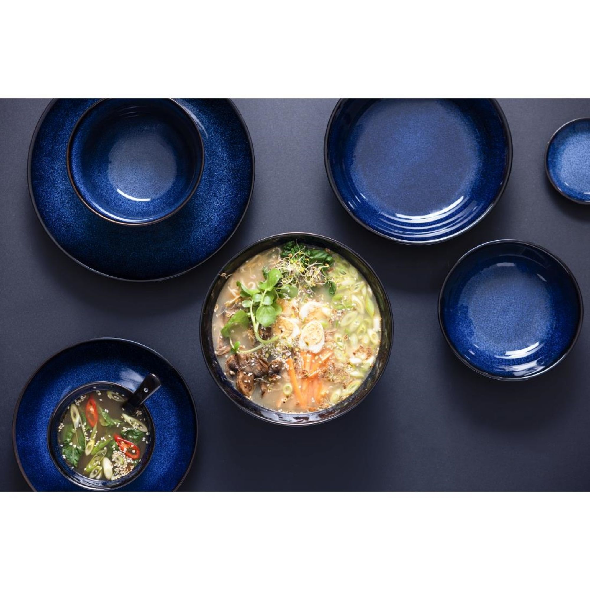 Picture of Olympia Luna Midnight Blue Coupe Bowls 160mm (6 Pack)
