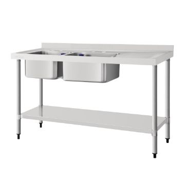 Picture of Vogue Double Sink Right Hand Drainer 1500mm