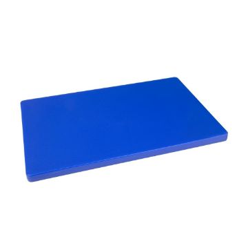 Picture of Hygiplas Thick Low Density Blue Chopping Board 450x300x20mm
