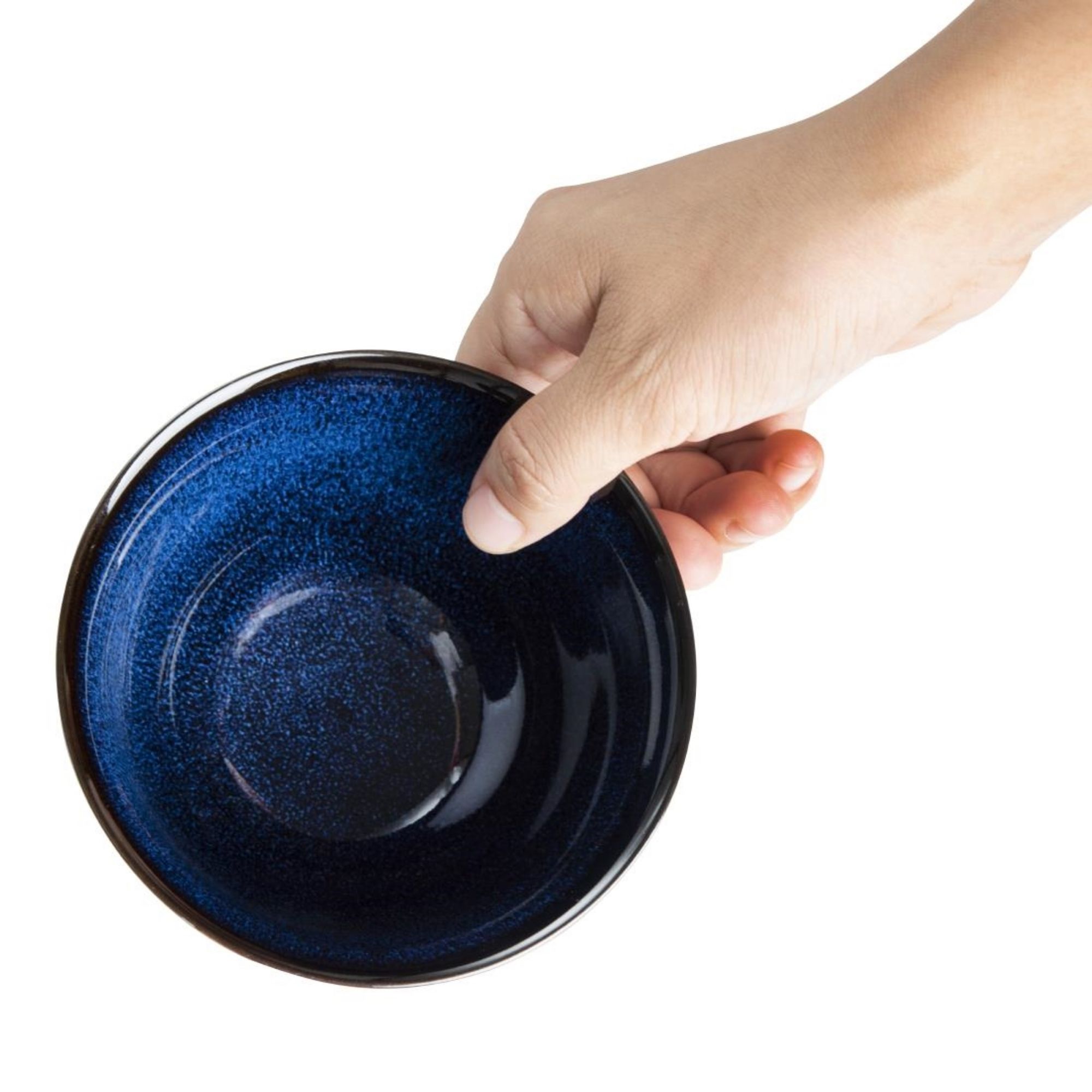Picture of Olympia Luna Midnight Blue Footed Bowls 115mm (8 Pack)