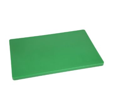 Picture of Hygiplas Thick Low Density Green Chopping Board 450x300x20mm