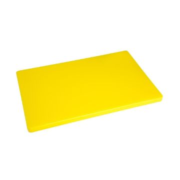 Picture of Hygiplas Thick Low Density Yellow Chopping Board 450x300x20mm