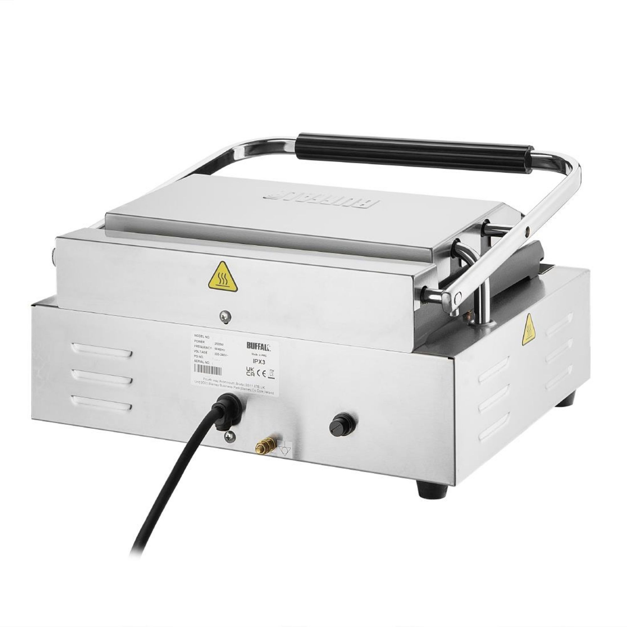 Picture of Buffalo Extra Large Contact Grill Ribbed Plate