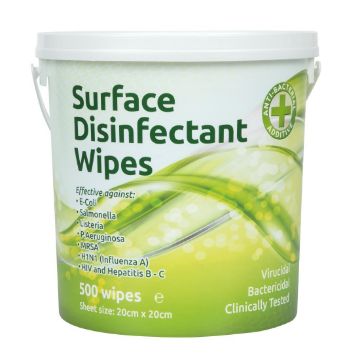 Picture of EcoTech Disinfectant Surface Wipes Bucket (500 Pack)
