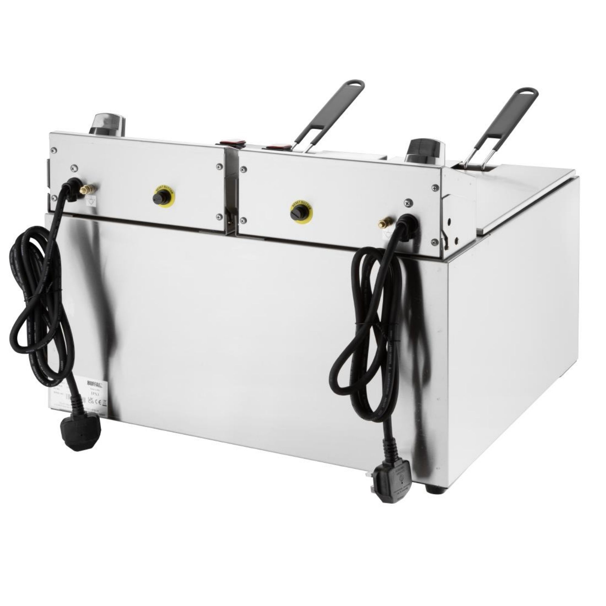 Picture of Buffalo Double Electric Fryer with Timer 2x8Ltr