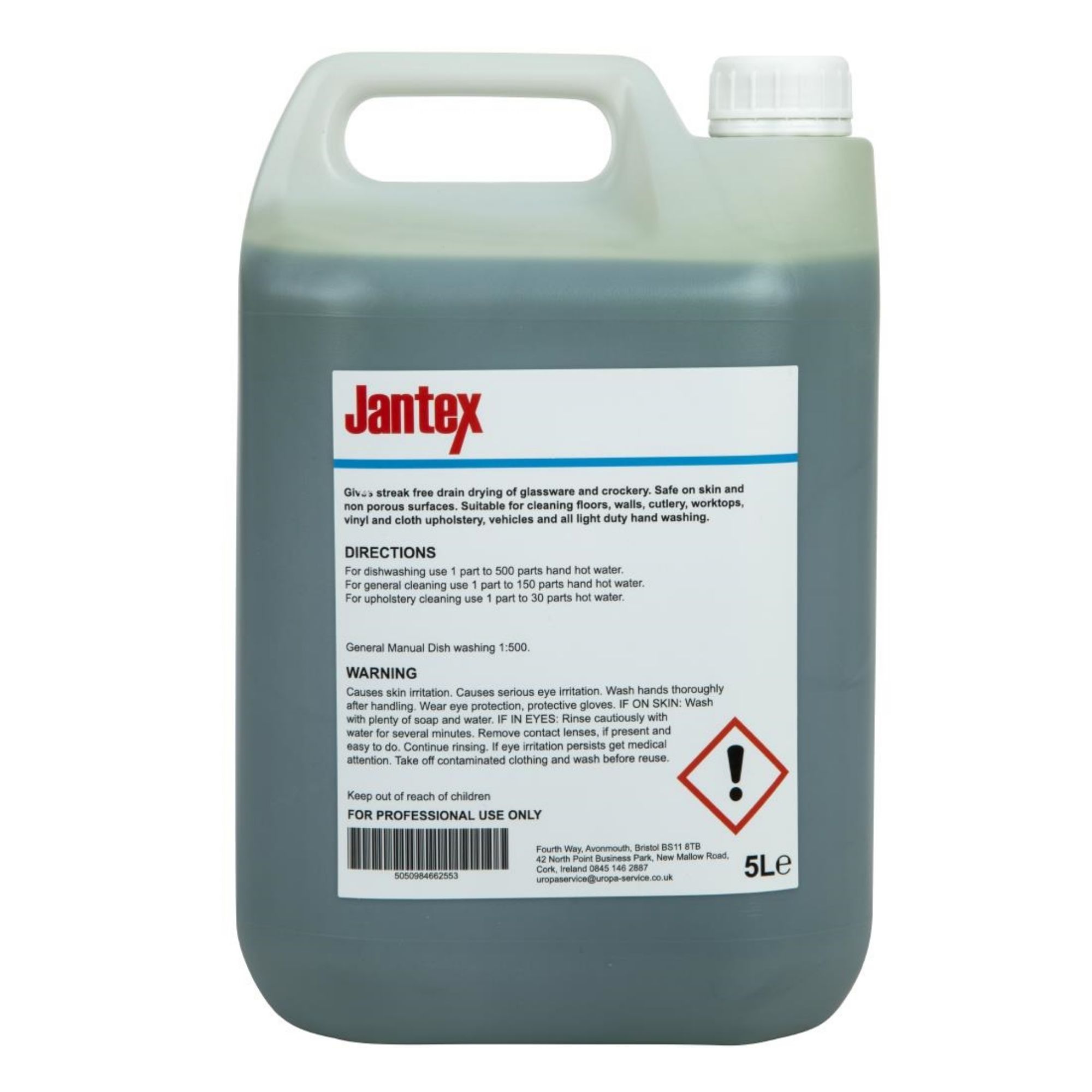 Picture of Jantex Washing Up Liquid Concentrate 5Ltr