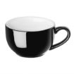 Picture of Olympia Cafe Cappuccino Cups Black 340ml (12 Pack)