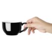 Picture of Olympia Cafe Cappuccino Cups Black 340ml (12 Pack)