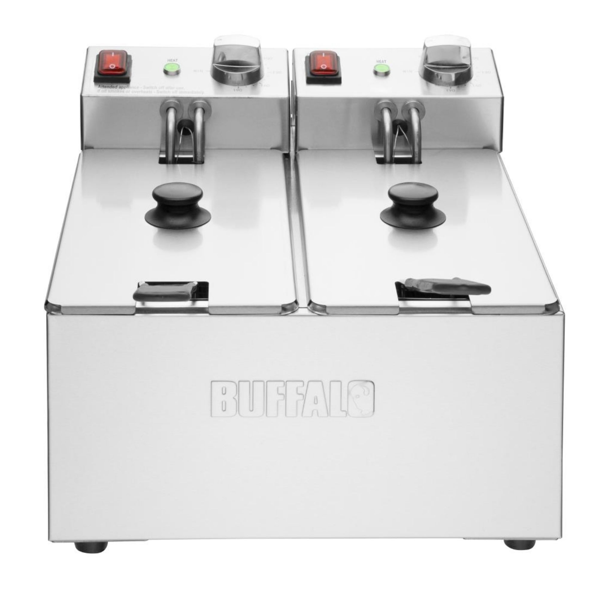 Picture of Buffalo Twin Tank Twin Basket 2x3Ltr Countertop Fryer 2x2kW