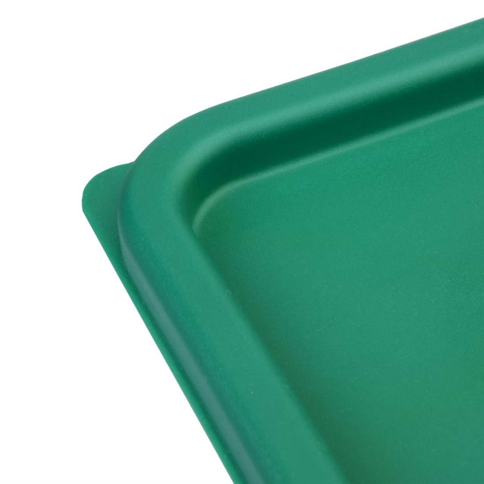 Picture of Hygiplas Polycarbonate Square Food Storage Container Lid Green Large