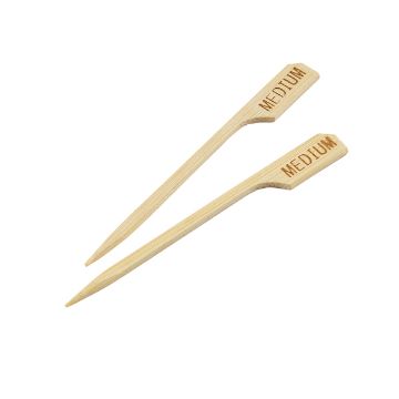 Picture of Bamboo Steak Markers 9cm/ 3.5" Medium (100pcs)