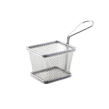 Picture of Serving Fry Basket Rectangular 10 X 8 X 7.5cm - Pack of 6