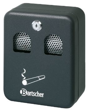 Picture of Bartscher Wall-mounted ashtray, black