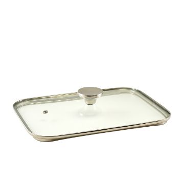 Picture of GenWare Glass Lid For Cast Aluminium Roaster 35 x 22cm