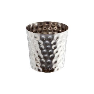 Picture of Hammered Stainless Steel Serving Cup 8.5 x 8.5cm - Pack of 12
