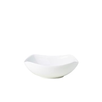Picture of Genware Porcelain Rounded Square Bowl 15cm/ 6" - Pack of 6