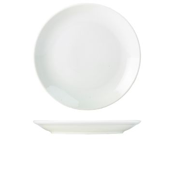 Picture of Genware Porcelain Coupe Plate 30cm/ 12" - Pack of 6