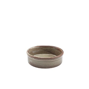 Picture of Terra Porcelain Grey Tapas Dish 10cm - Pack of 12