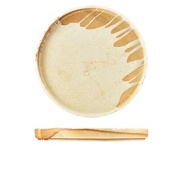 Picture of Roko Porcelain Sand Presentation Plate 26cm - Pack of 4