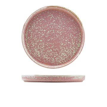 Picture of Terra Porcelain Rose Low Presentation Plate 25cm - Pack of 6