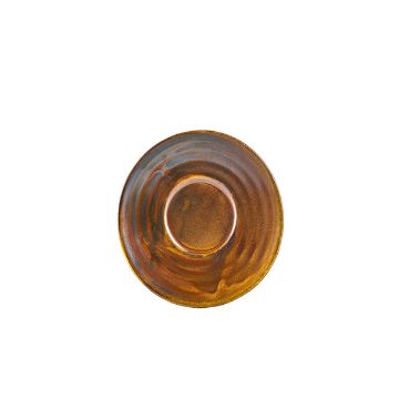 Picture of Terra Porcelain Rustic Copper Saucer 11.5cm - Pack of 6