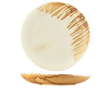 Picture of Roko Porcelain Sand Coupe Bowl 28cm - Pack of 3