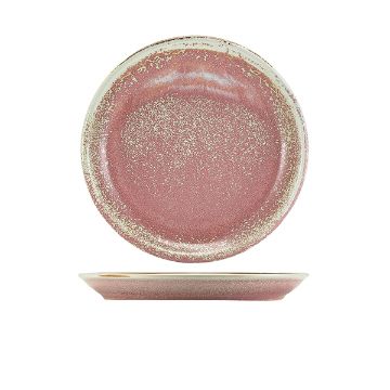 Picture of Terra Porcelain Rose Coupe Plate 24cm - Pack of 6