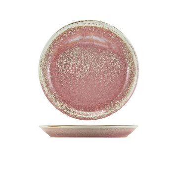 Picture of Terra Porcelain Rose Coupe Plate 19cm - Pack of 6