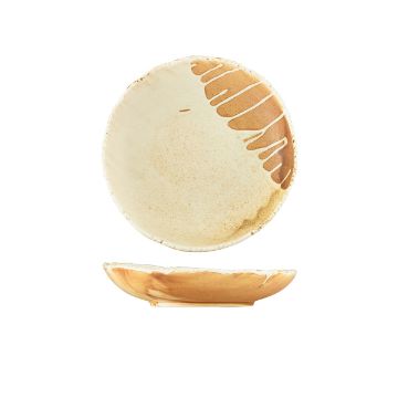 Picture of Roko Porcelain Sand Coupe Bowl 20cm - Pack of 6