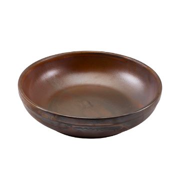 Picture of Terra Porcelain Rustic Copper Coupe Bowl 23cm - Pack of 6