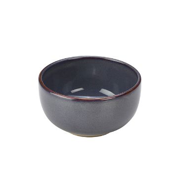 Picture of Rustic Stoneware Blue Round Bowl 12.5cm - Pack of 6