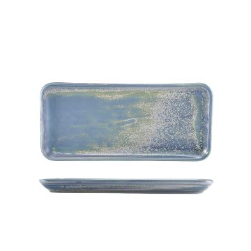 Picture of Terra Porcelain Seafoam Narrow Rectangular Platter 27 x 12.5cm - Pack of 6